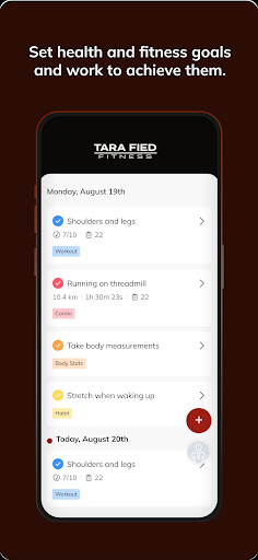 TARAFIED FITNESS TX ekran görüntüsü