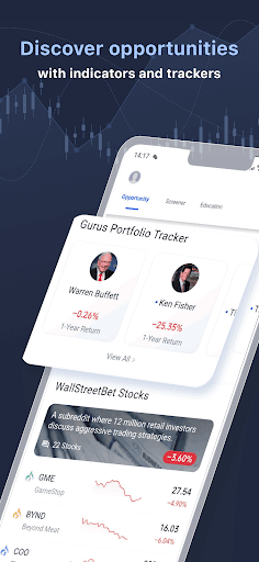 Stock Simulator, sanal ticaret ekran görüntüsü