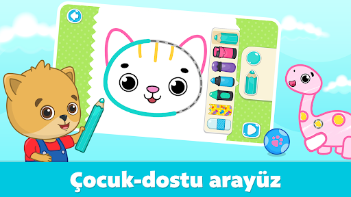 Bebek çizim - boyama oyunları ekran görüntüsü