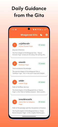 Bhagavad Gita: English & Hindi ekran görüntüsü