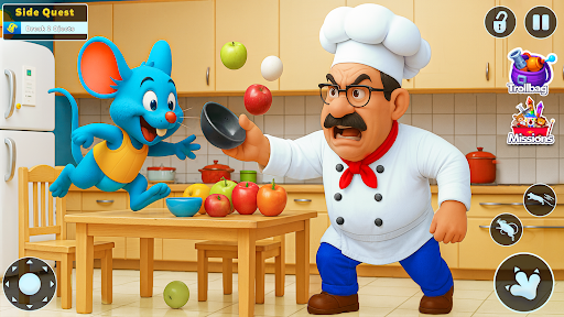 Chef vs Mouse: Prank Wars ekran görüntüsü