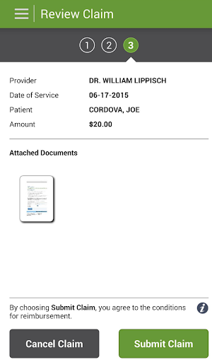 Reimburse Me ekran görüntüsü