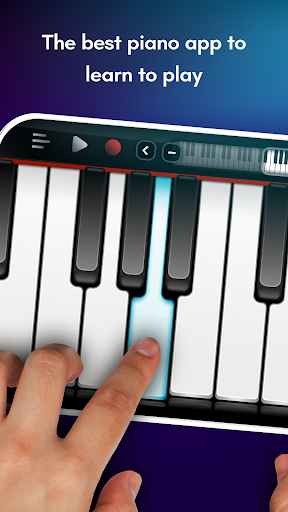 Real Piano: elektrikli klavye ekran görüntüsü