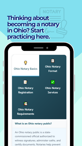 OH Notary Practice Test ekran görüntüsü