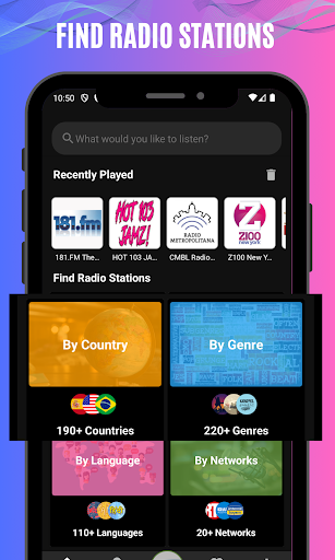 FM Radio : AM, FM, Radio Tuner ekran görüntüsü