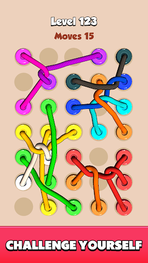 Color Tangled Rope 3D ekran görüntüsü