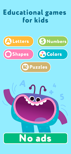 Learning games for kids 1-7 ekran görüntüsü