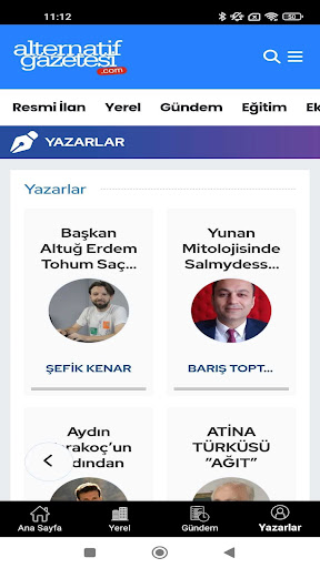 Kırklareli Alternatif Gazetesi ekran görüntüsü
