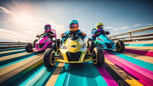 go kart rampa araba dublör ekran görüntüsü