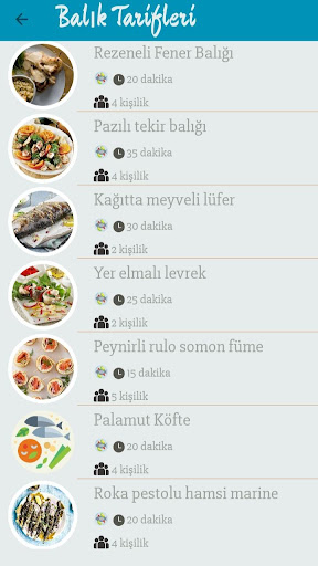 Balık Tarifleri ekran görüntüsü