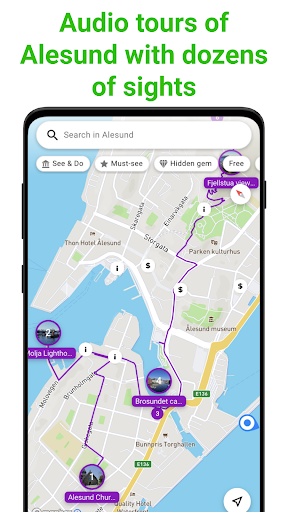 Alesund Tour Guide:SmartGuide ekran görüntüsü