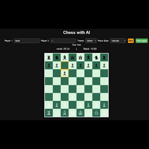 Chess with AI ekran görüntüsü