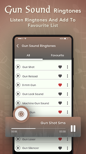 Gun Sound Ringtone ekran görüntüsü