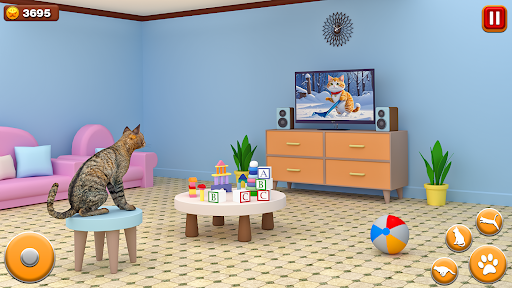 Cat Sim Game - Pet Game ekran görüntüsü