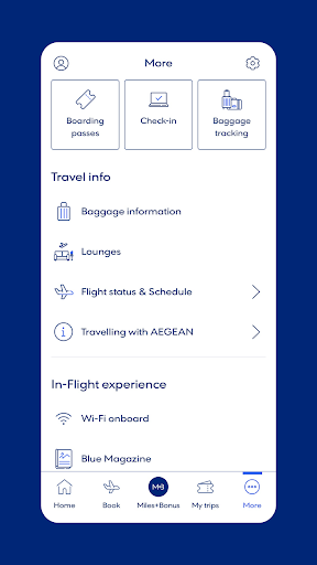Aegean Airlines ekran görüntüsü
