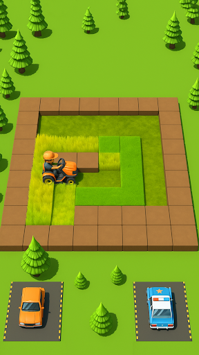Mow the Lawn: Grass Cut Puzzle ekran görüntüsü