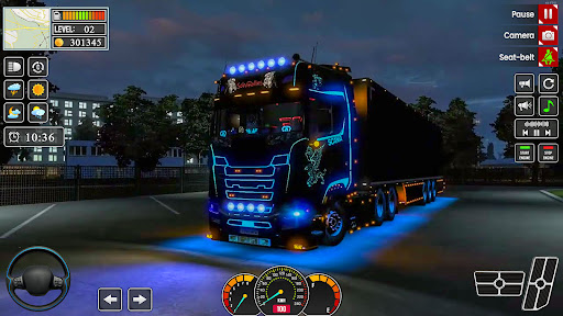 Euro Truck Driver Simulator 3d ekran görüntüsü