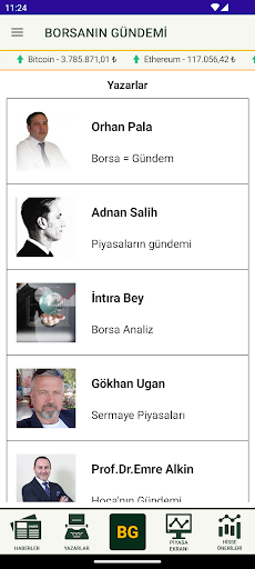 Borsanın Gündemi ekran görüntüsü