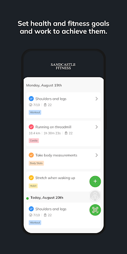 Sandcastle Fitness ekran görüntüsü