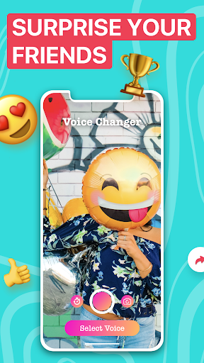 Voicer Celebrity Voice Changer ekran görüntüsü