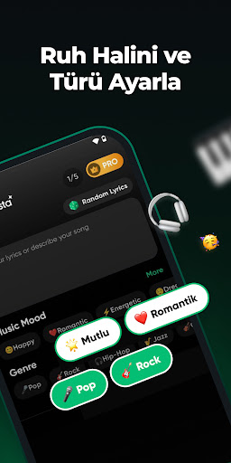 SongInsta: AI Müzik üreteci ekran görüntüsü