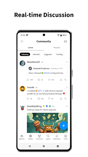 Stocktwits - Stock Market Chat ekran görüntüsü