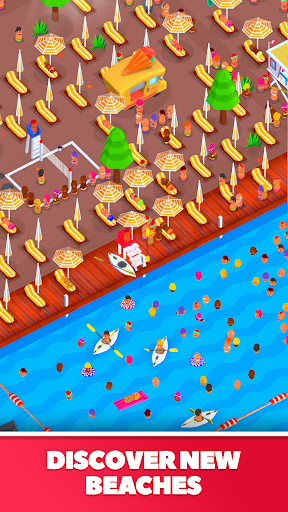 Beach Club Tycoon : Idle Game ekran görüntüsü