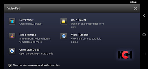 VideoPad Video Editor ekran görüntüsü