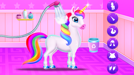 Rainbow Baby Unicorn Pet ekran görüntüsü