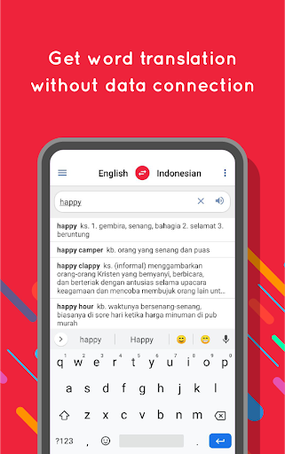 Kamus Inggris (Kamusku) ekran görüntüsü