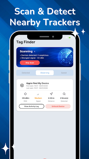 Tracker Detect Find Hidden Tag ekran görüntüsü