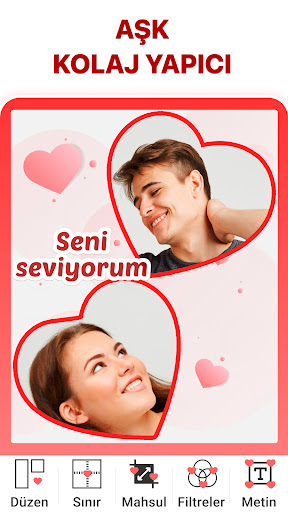 Sevgi Kolajı - Foto Editörü ekran görüntüsü