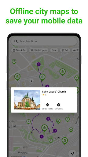 Brno Audio Guide by SmartGuide ekran görüntüsü
