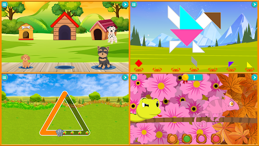 Shape Color Size Game for Kids ekran görüntüsü