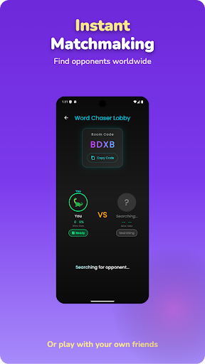 WordKO - 1v1 Word Games ekran görüntüsü