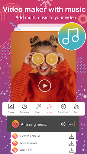Video Maker, Video Slideshow ekran görüntüsü