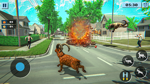 Super Goat Hero Simulator Game ekran görüntüsü