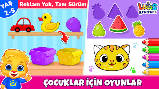 Çocuk ve Okul Öncesi Oyunları ekran görüntüsü