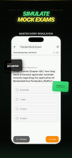 FL Pesticide Applicator Exam ekran görüntüsü