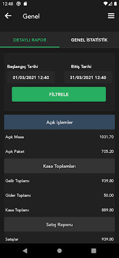 JaviPos ekran görüntüsü