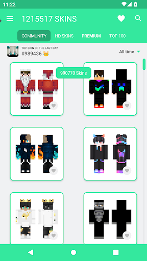 Skins-MASTER for Minecraft ekran görüntüsü