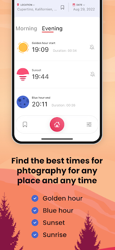 Golden Hour Calculator ekran görüntüsü