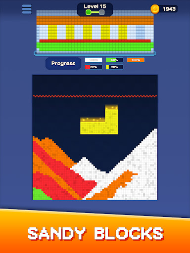 Pixel Tumble: Sand Puzzle ekran görüntüsü