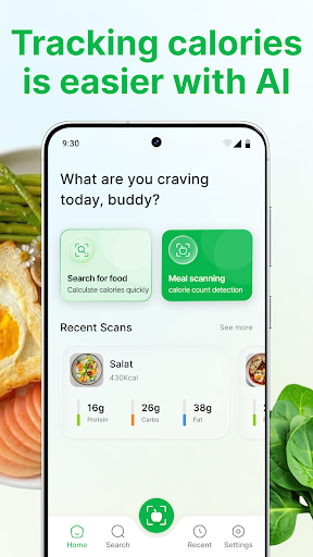 AI Calorie: Scan Food ekran görüntüsü