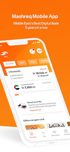 Mashreq UAE - Digital Banking ekran görüntüsü