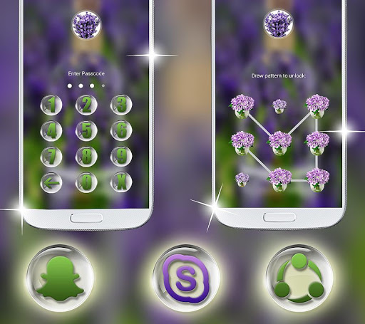 Lavender Launcher Theme ekran görüntüsü