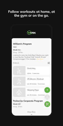 Worx Gyms ekran görüntüsü