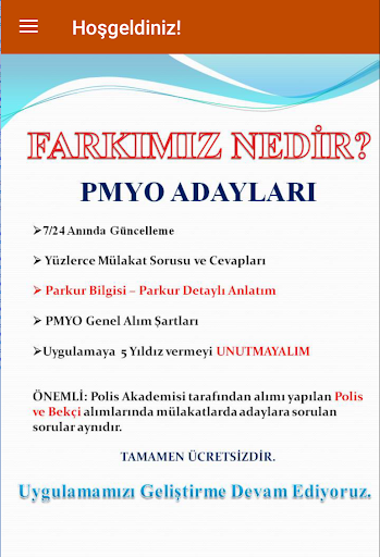 PMYO Haber ve Mülakat Soruları ekran görüntüsü