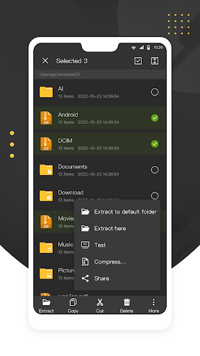 Zip Expert : zip & rar & 7z ekran görüntüsü