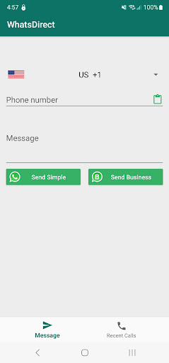 TapChat - Open Chat Directly ekran görüntüsü